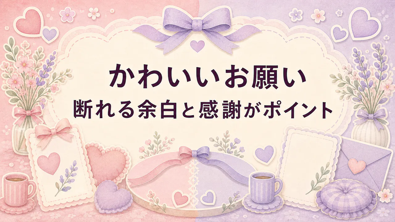 かわいいわがままと困らせる要求の違い