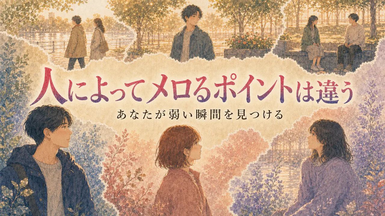 人によって「メロるポイント」は違う