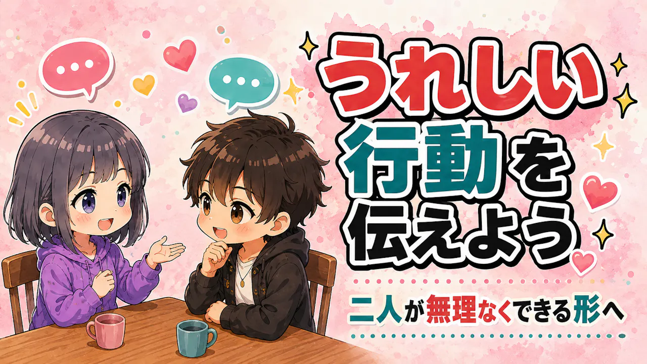 すれ違いを小さなお願いに変える