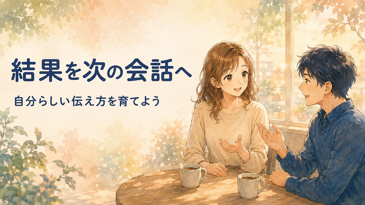 結果を次の会話に生かすコツ