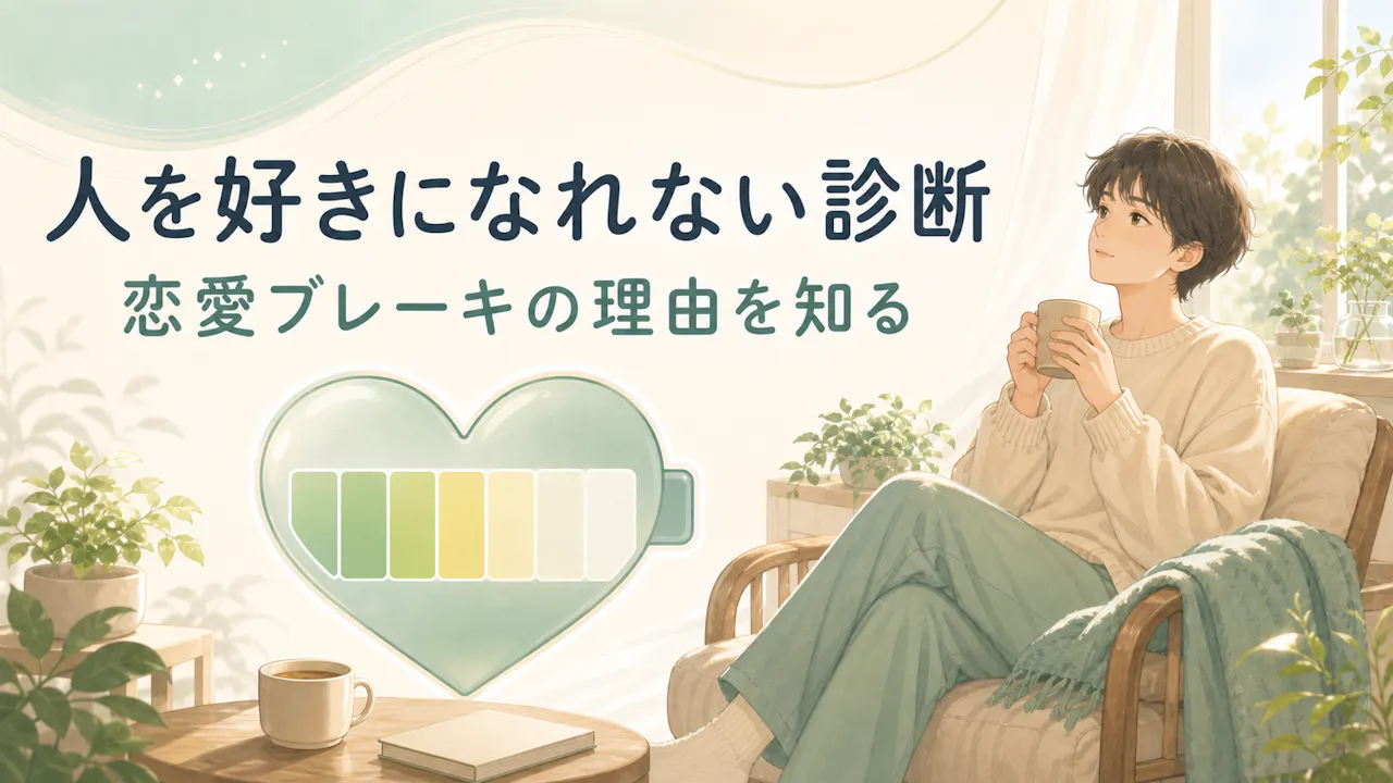 人を好きになれない診断とは？