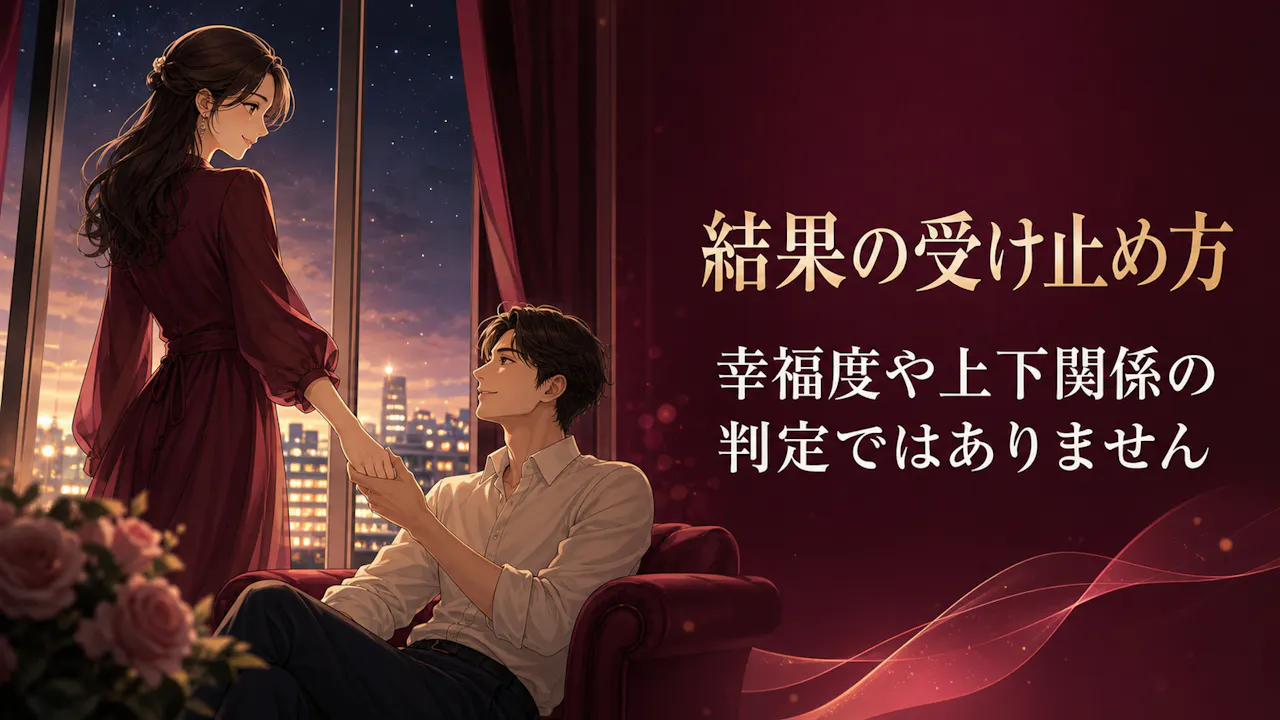 かかあ天下診断の結果の受け止め方