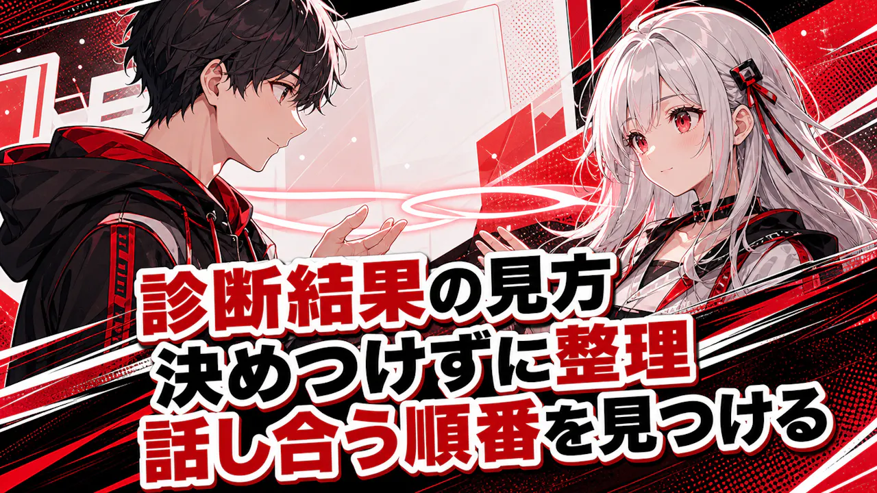 診断結果を受け取るときのポイント