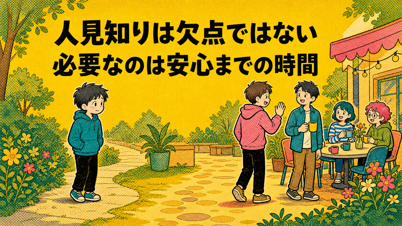 人見知りは欠点ではない