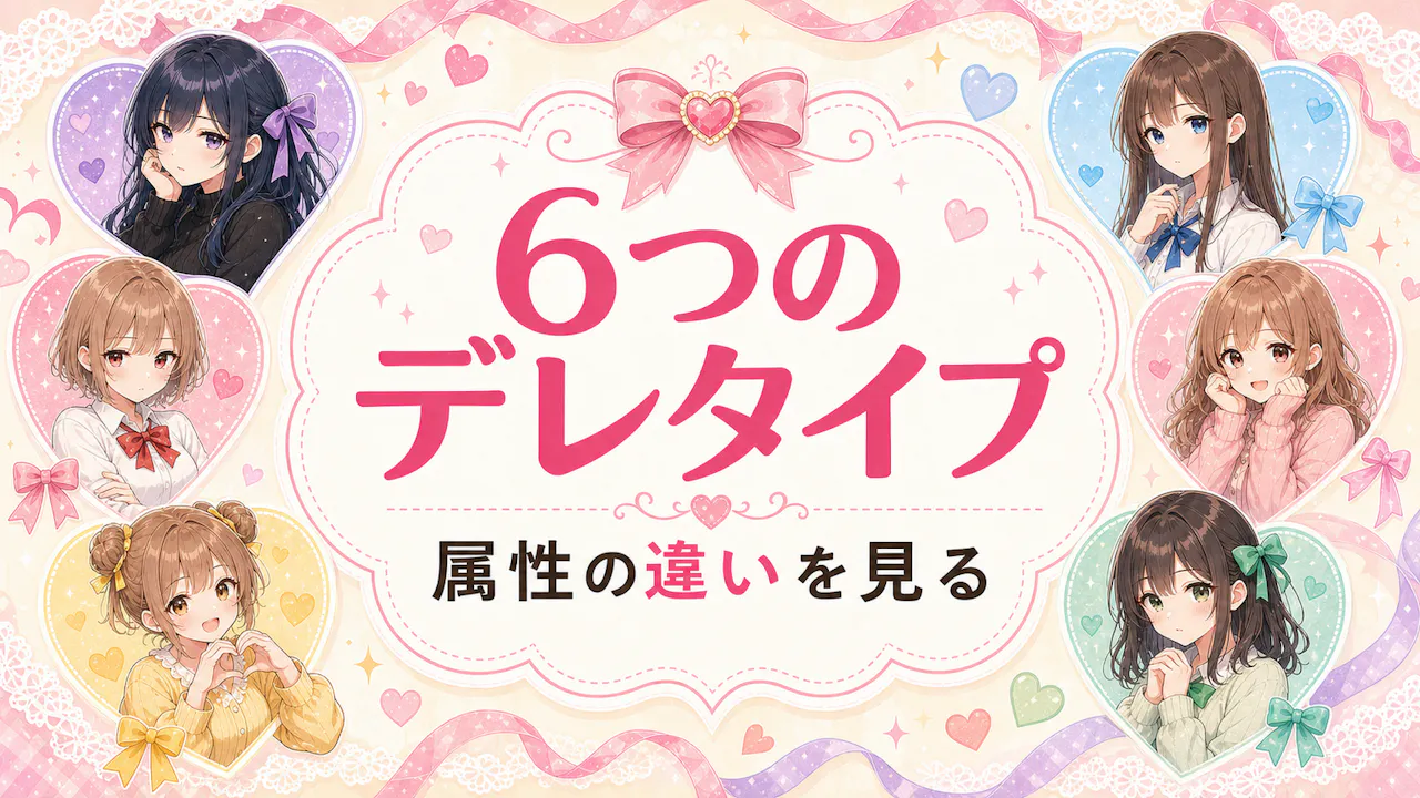 何デレタイプはどう分かれる？