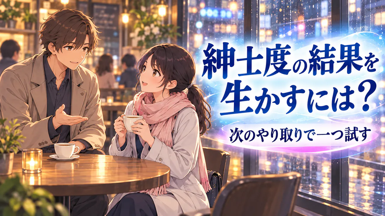 紳士度の結果を日常に生かすには？