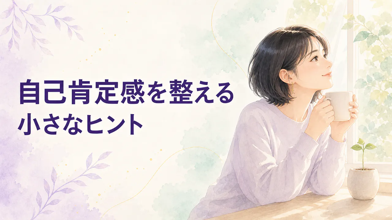 自己肯定感を整える小さなヒント