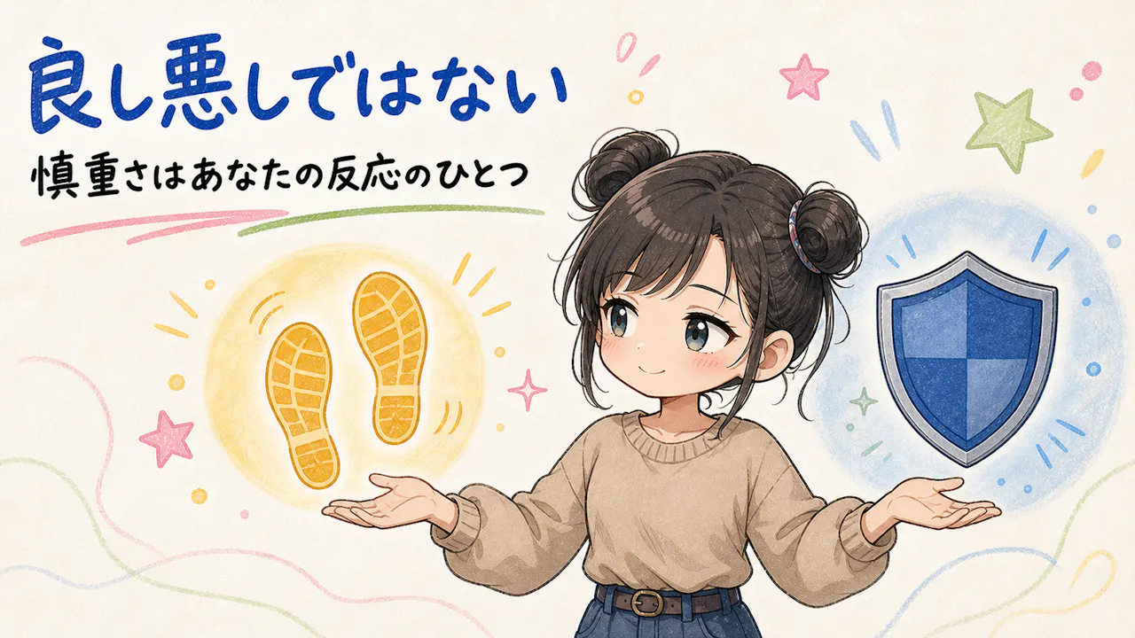 ビビり度が高い・低いは良し悪しではない