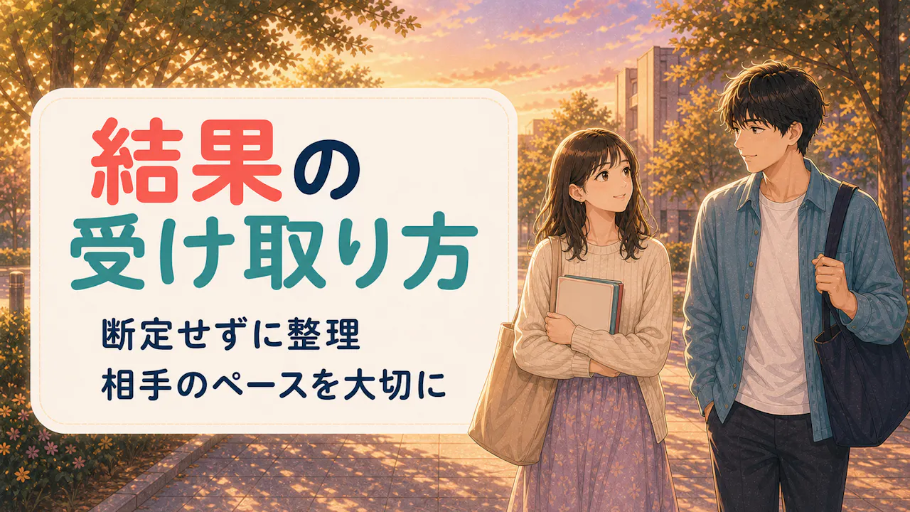 結果の受け取り方