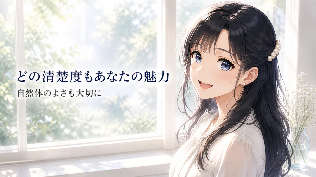 清楚度が高くても低くても大丈夫