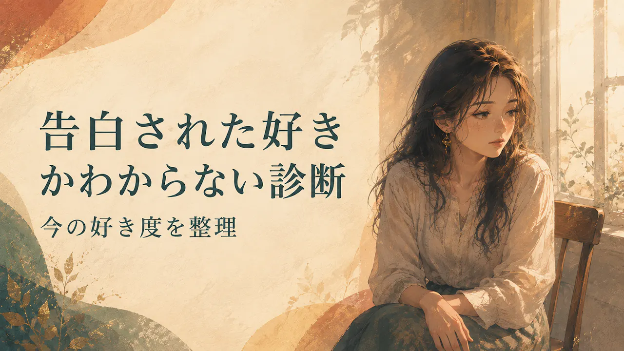 告白された好きかわからない診断とは？