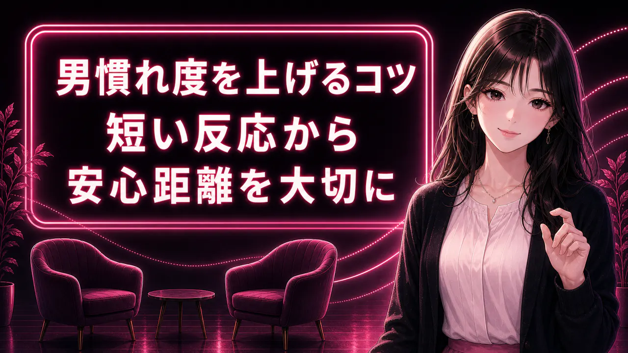 男慣れ度を上げる接し方のコツ