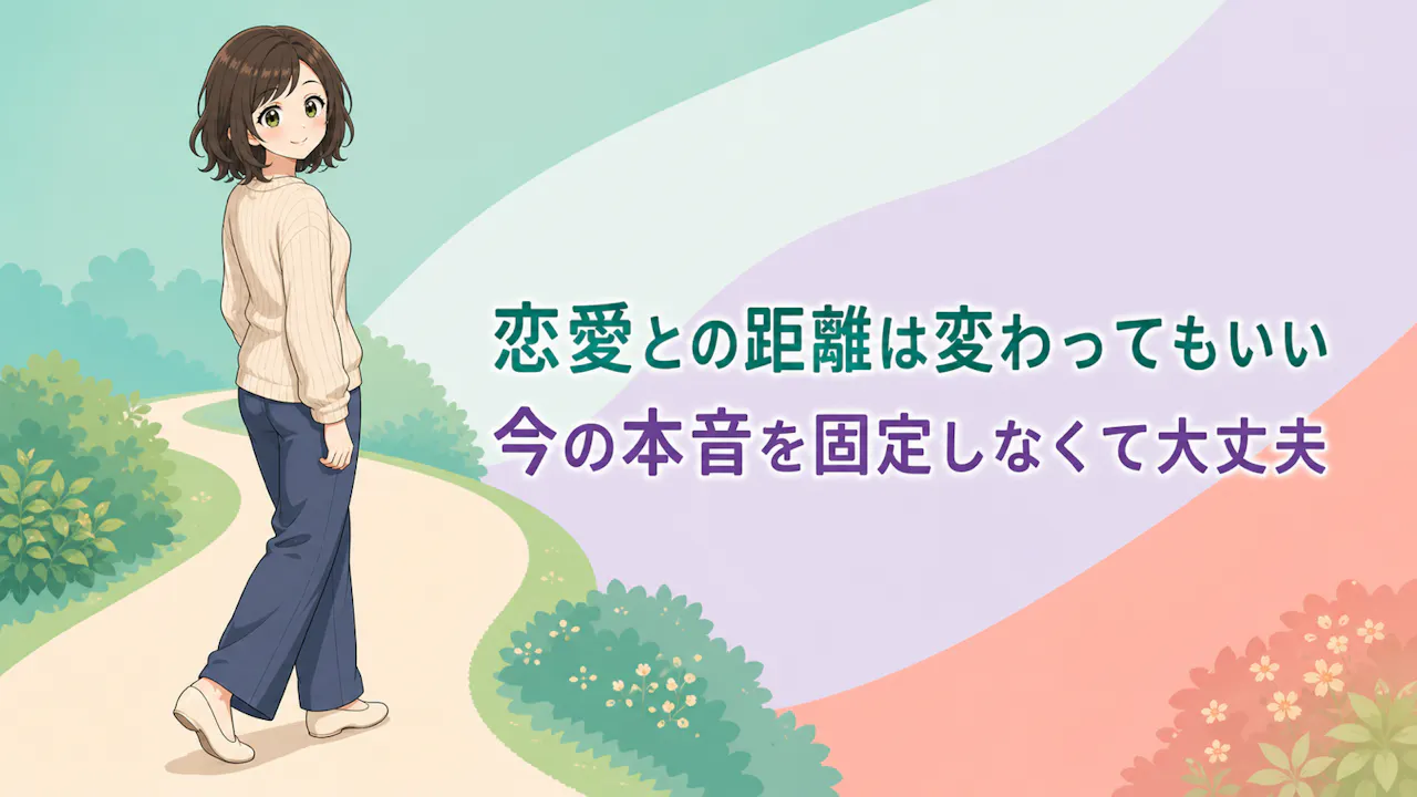 恋愛との距離は変わってもいい