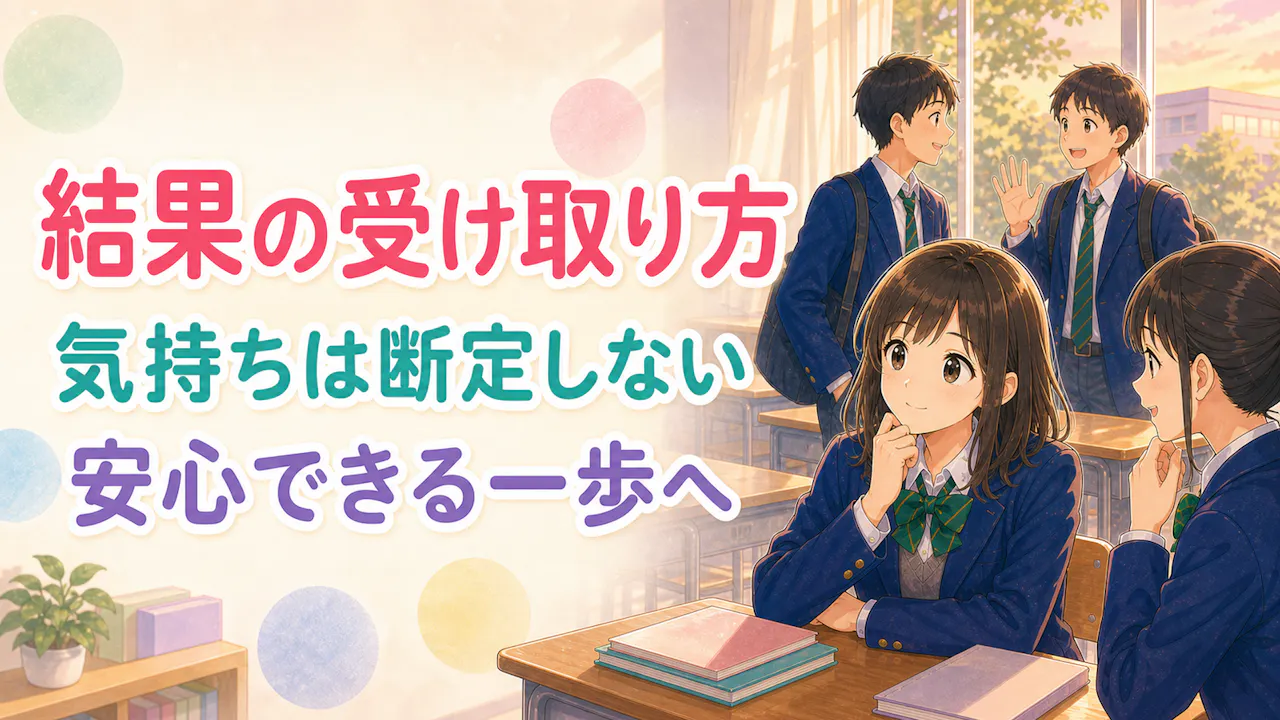 結果の受け取り方