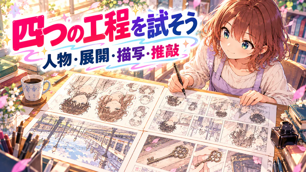 四つの工程を一つの物語で試そう
