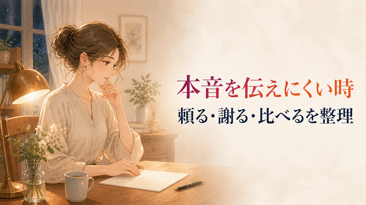 恋愛で本音を伝えにくくなる場面