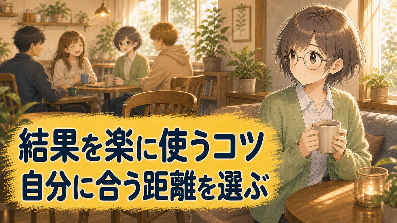 コミュ障診断の結果を楽に使うコツ