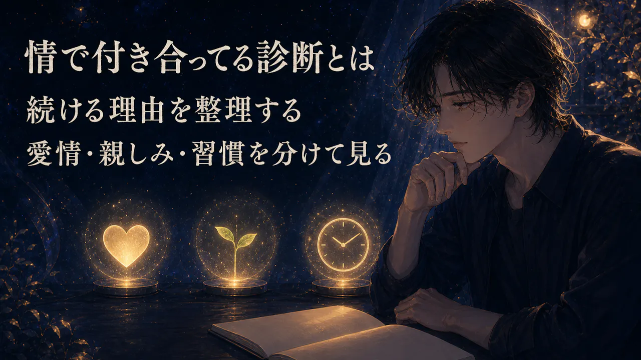情で付き合ってる診断とは？