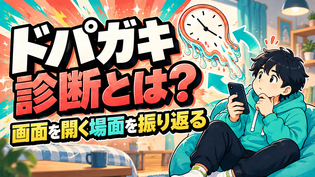 ドパガキ診断とは？10問で今の傾向をチェック