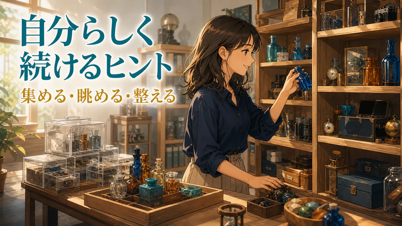 集める楽しみを自分らしく続けるヒント