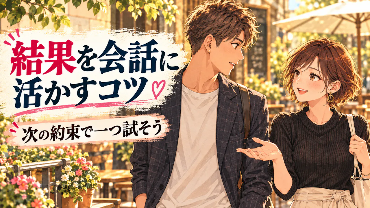 結果を恋の会話に活かすコツ
