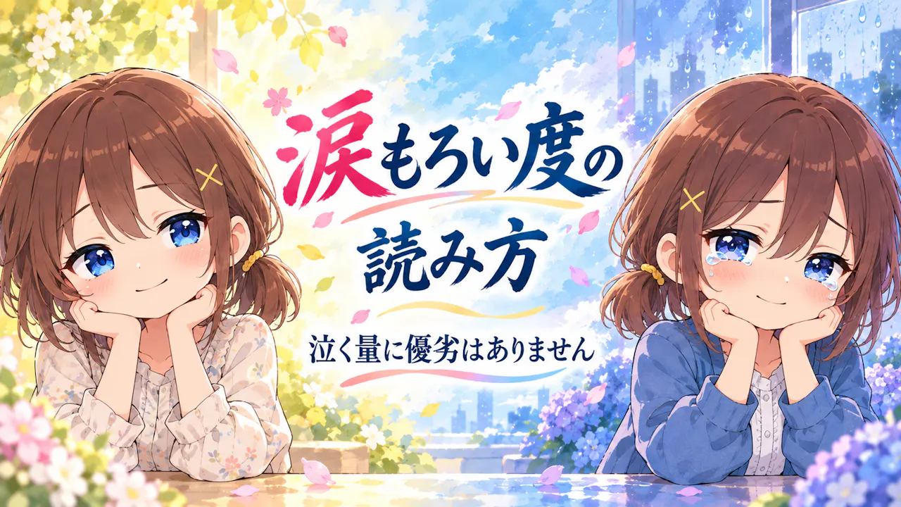 涙もろい度の結果はどう読む？