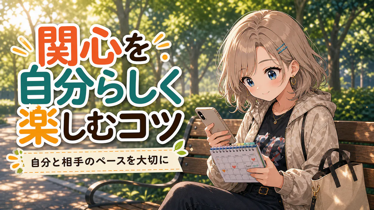 関心を自分らしく楽しむコツ