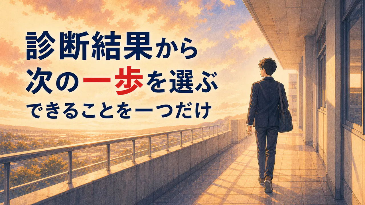 診断結果から次の一歩を選ぶ