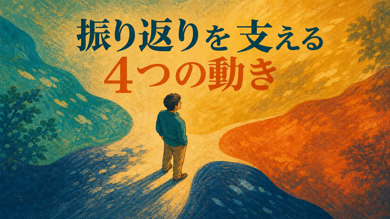振り返りを支える4つの動き