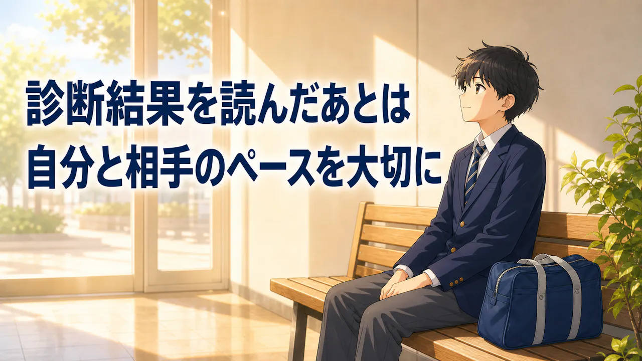 診断結果を読んだあとは？