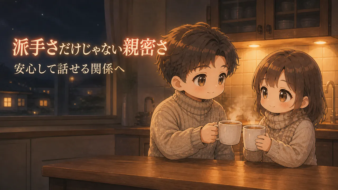 親密さをつくるのは派手さだけではない