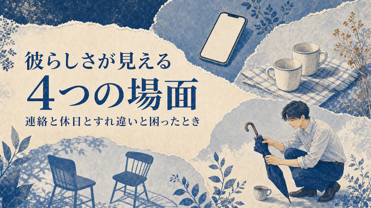 彼氏タイプを見分ける4つの場面