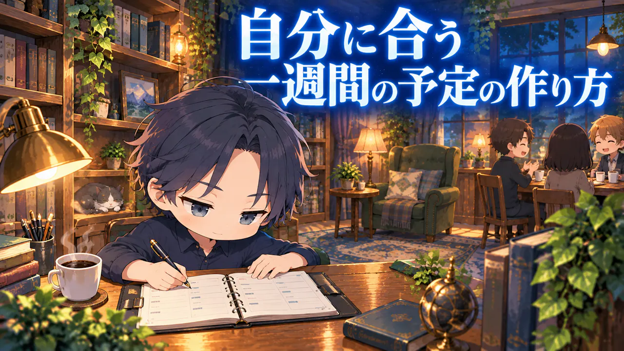 自分に合う一週間の予定の作り方
