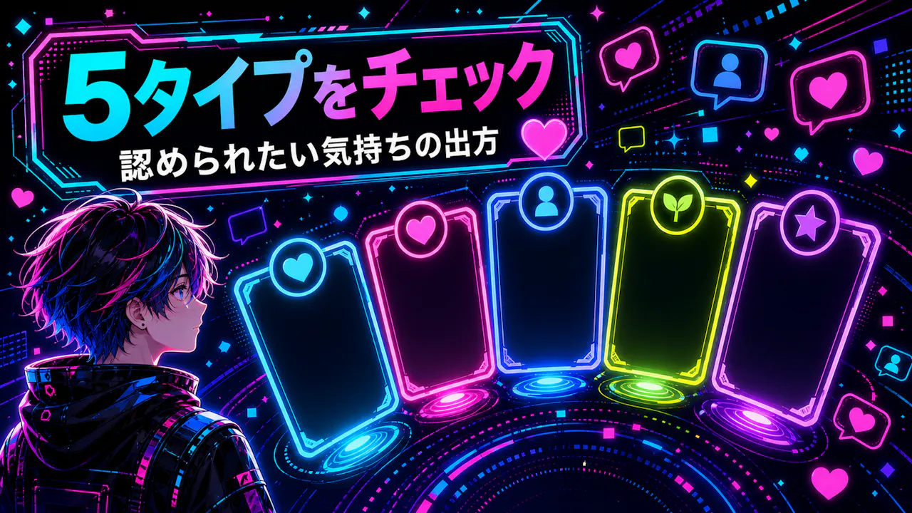 あなたの承認欲求タイプをチェック