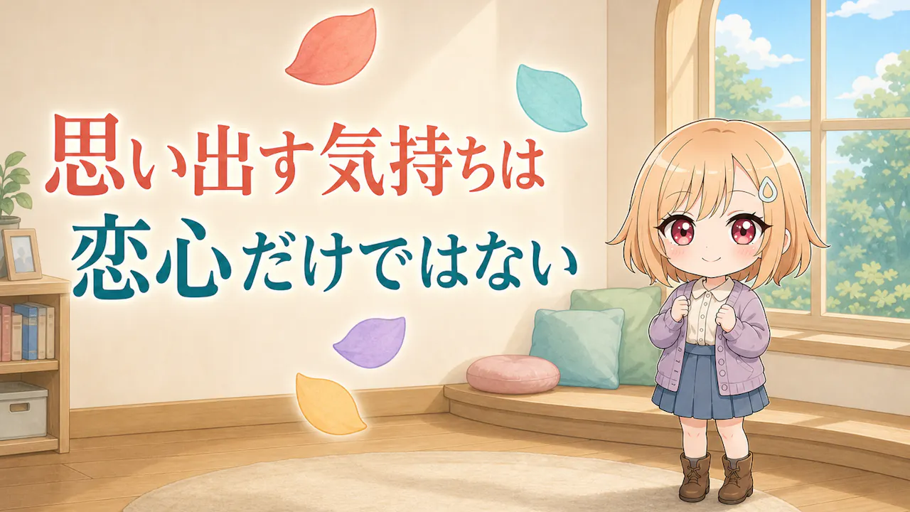 元彼を思い出す気持ちは恋心だけではない