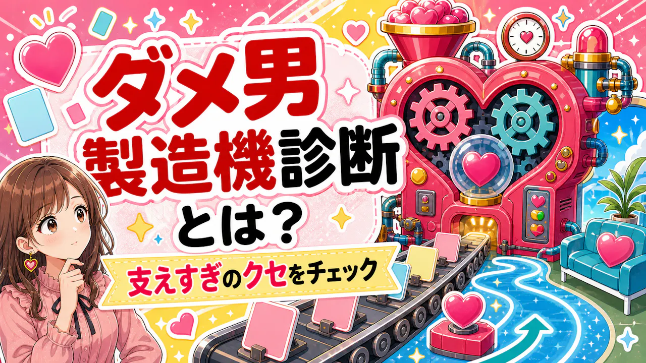 ダメ男製造機診断とは？