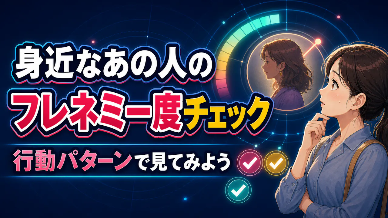 身近なあの人のフレネミー度をチェック