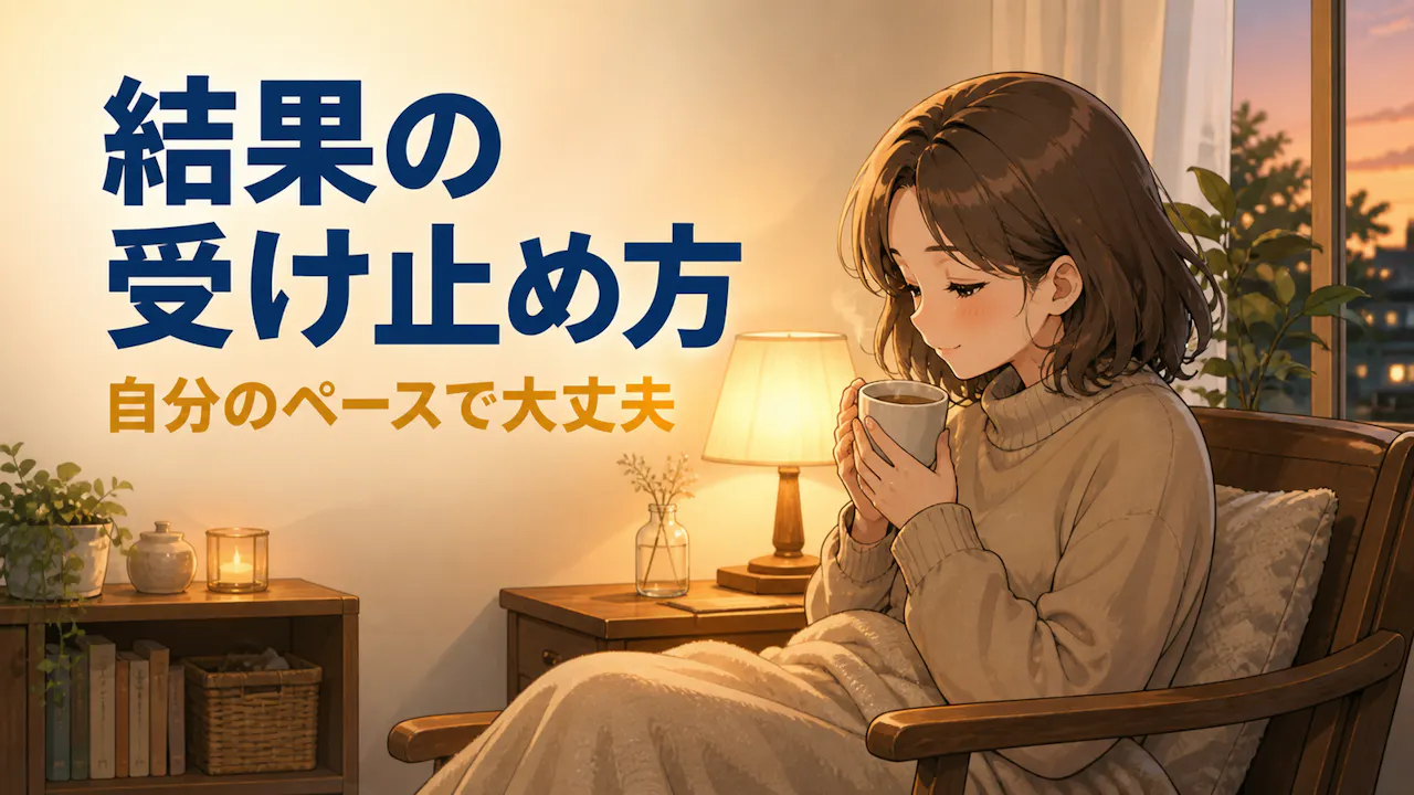 結果を急いで決めつけないために