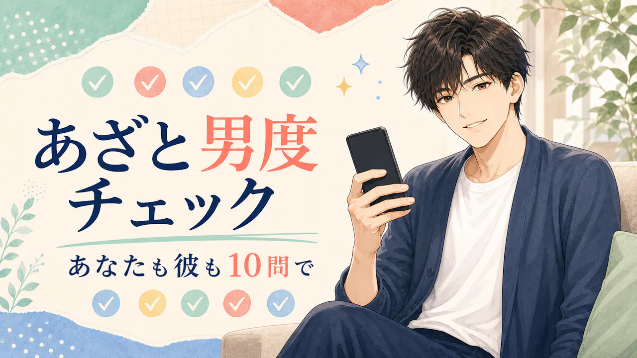 あなた/彼のあざと男度をチェック