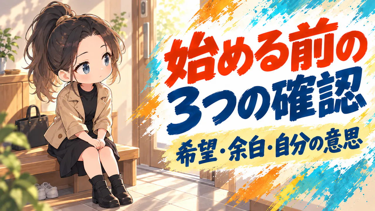 恋愛を始めるか迷った時の3つの確認