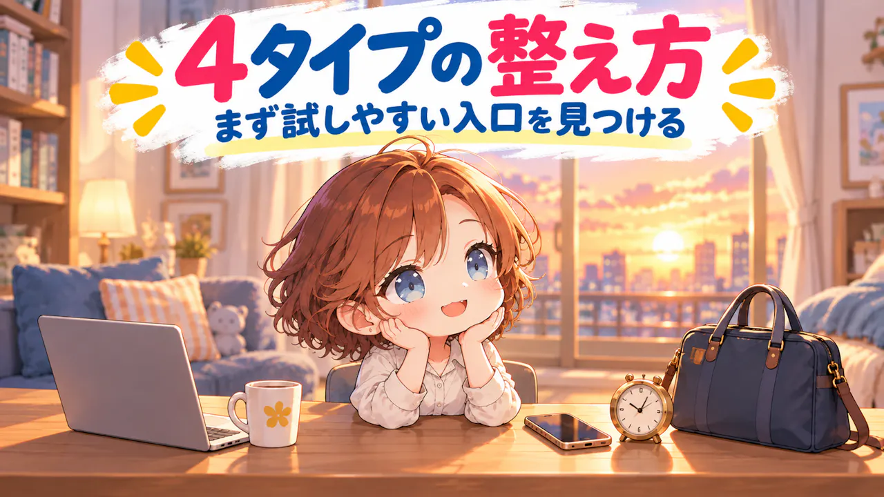 自分に合う環境の入口を見つける4タイプ