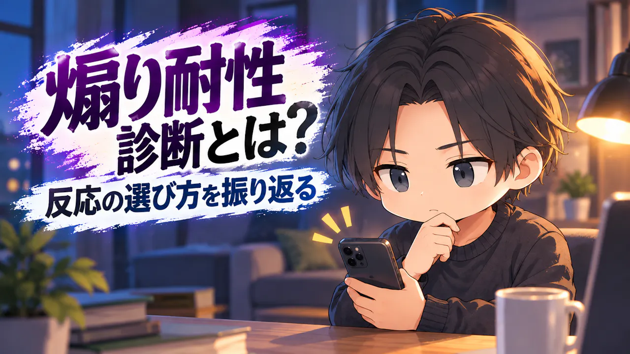 煽り耐性診断とは？