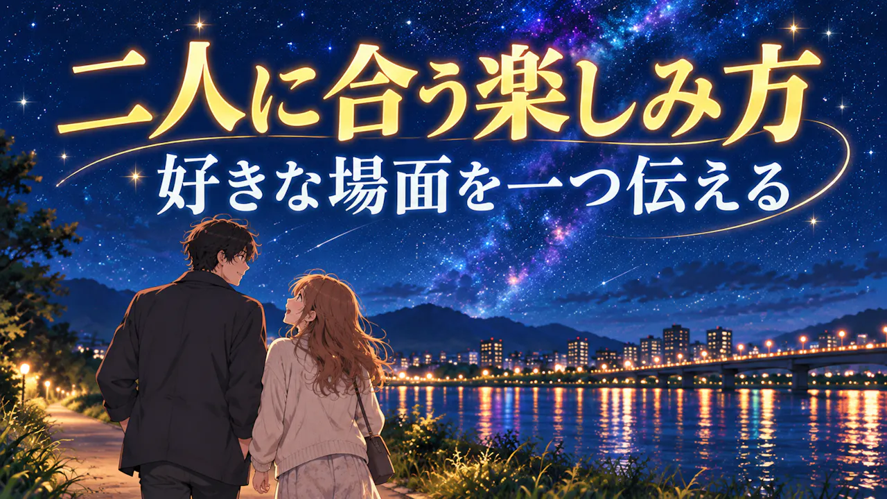 二人に合うロマンの楽しみ方