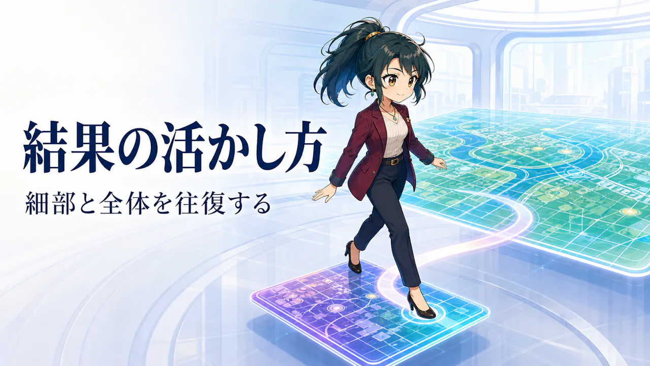 俯瞰力の結果を活かす方法