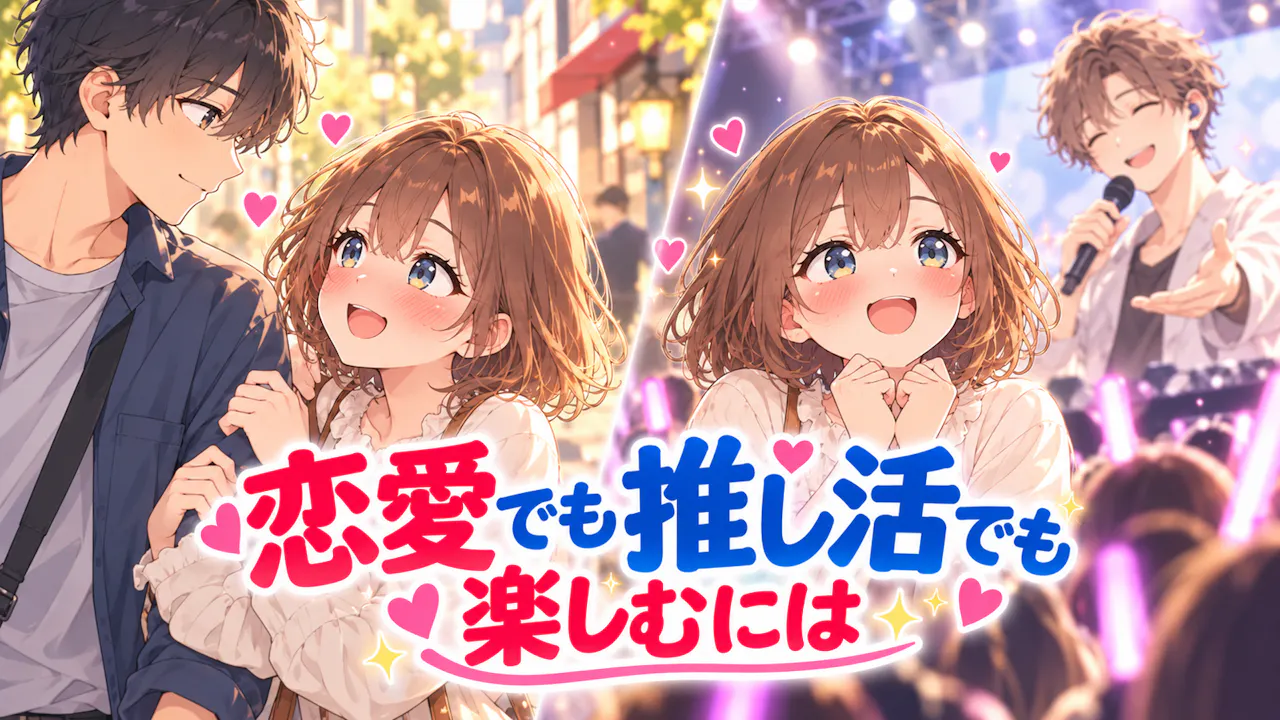 恋愛でも推し活でも楽しむには