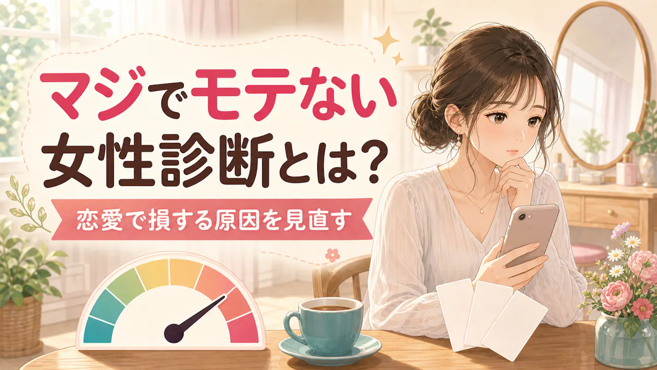マジでモテない女性診断とは？