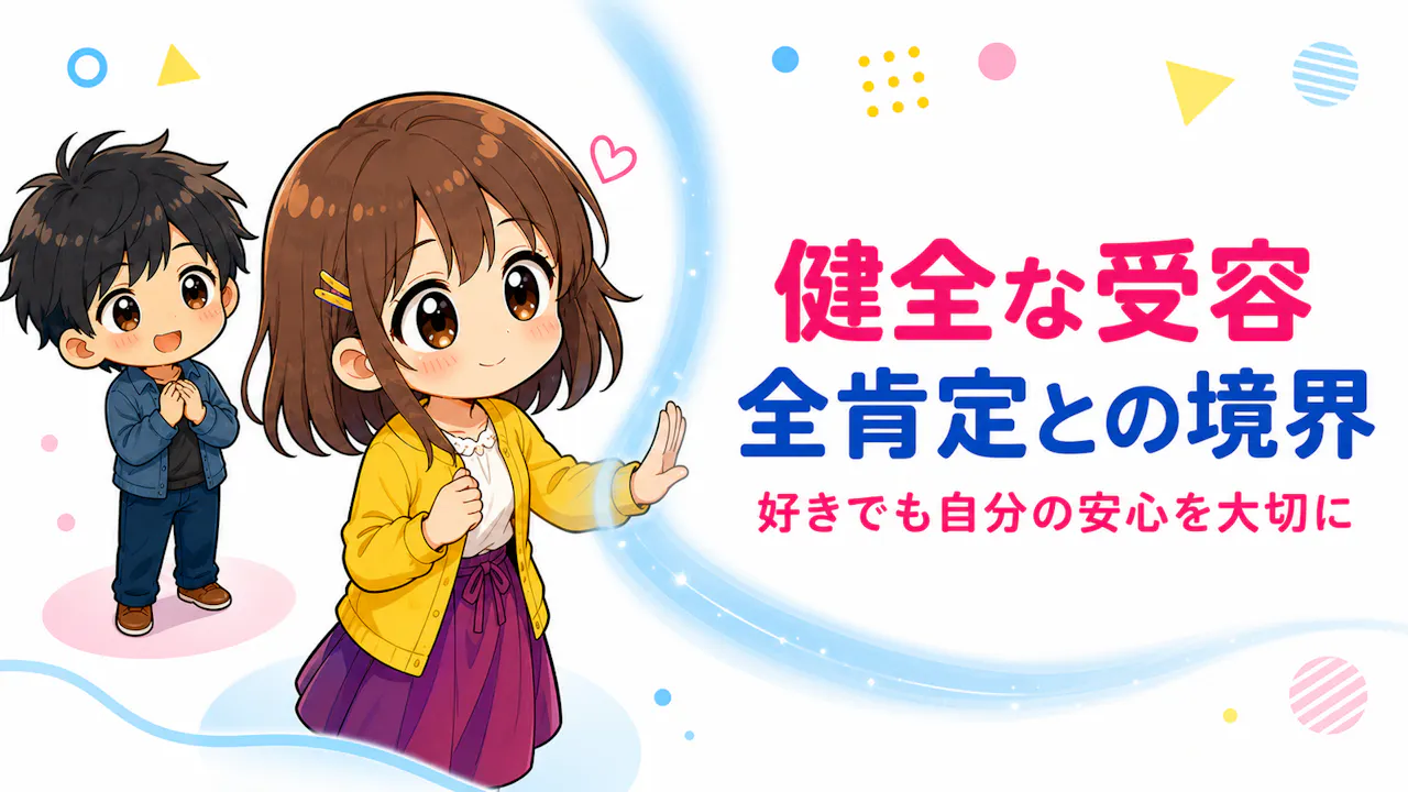 健全な受容と全肯定の境界