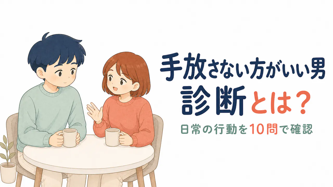 手放さない方がいい男診断とは？