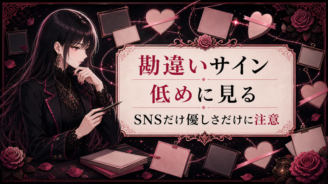 勘違いしやすい両思いサイン