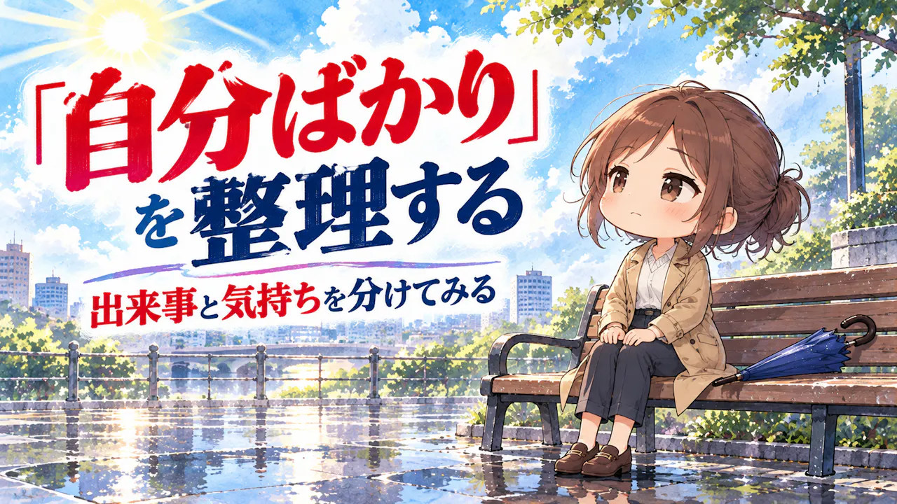 「自分ばかり」と感じたときの整理の仕方